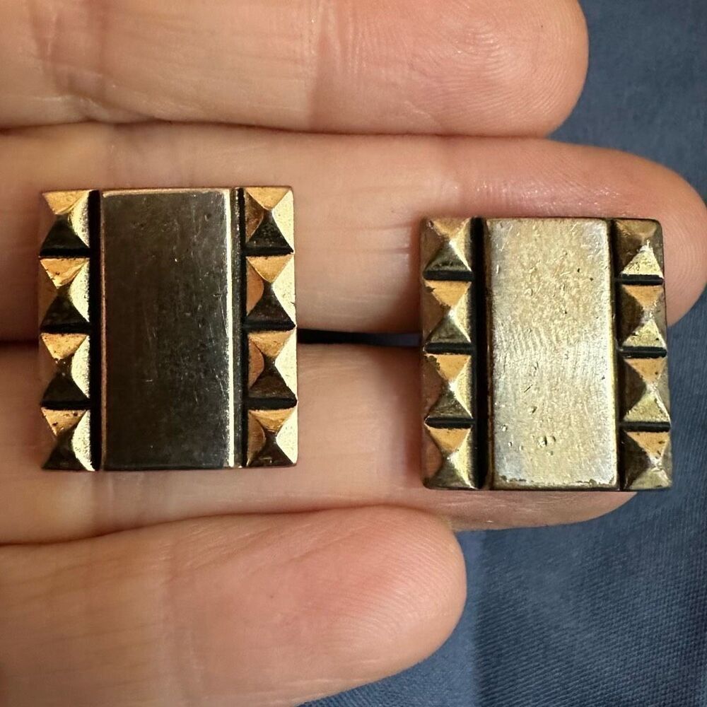 Gold tone vintage  cufflinks